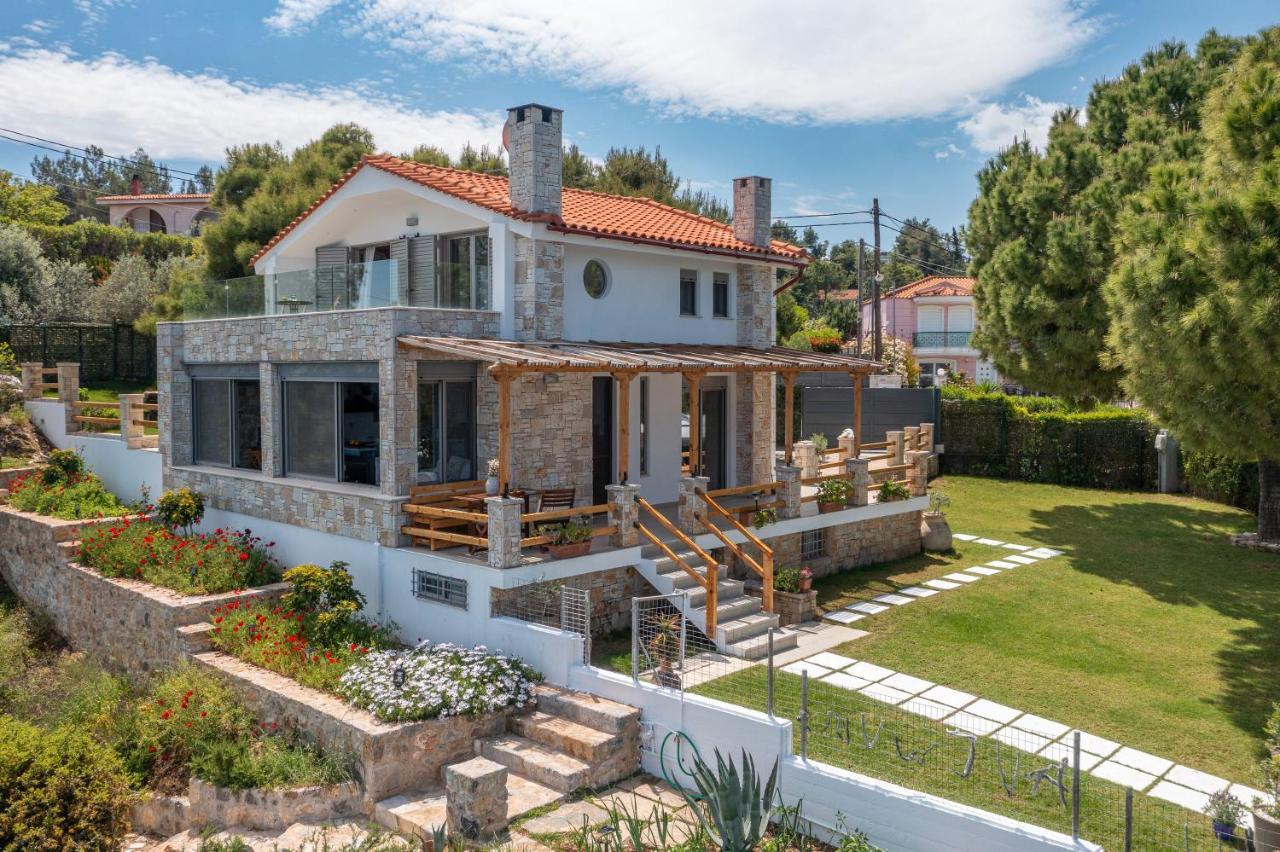 Crystal Beach Villa Chalkís Exteriér fotografie