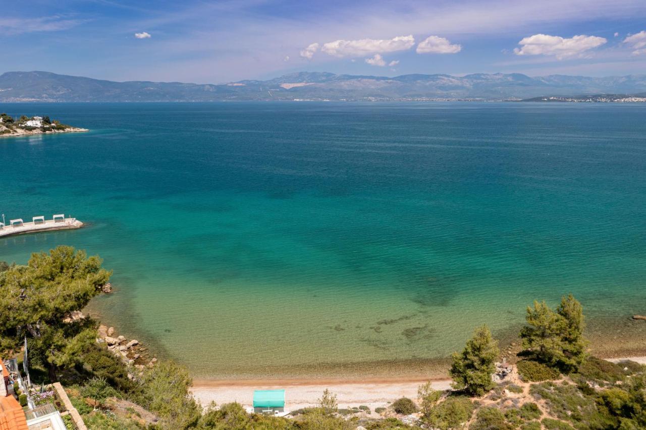 Crystal Beach Villa Chalkís Exteriér fotografie