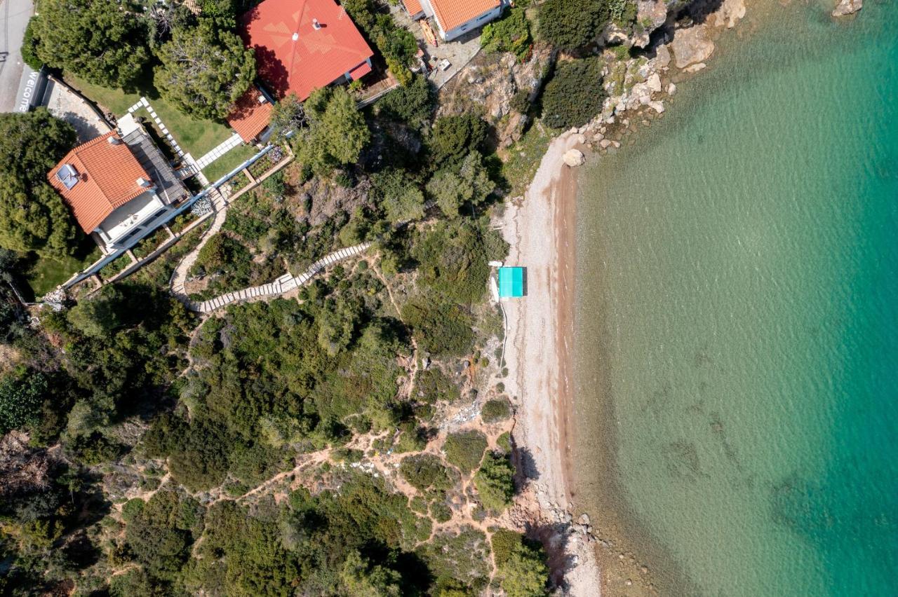 Crystal Beach Villa Chalkís Exteriér fotografie